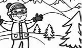 Freestyle skiing coloring Page Download Or Print For Free sketch template