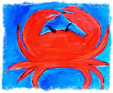 Crab Painting at PaintingValley.com | Explore collection of Crab Painting