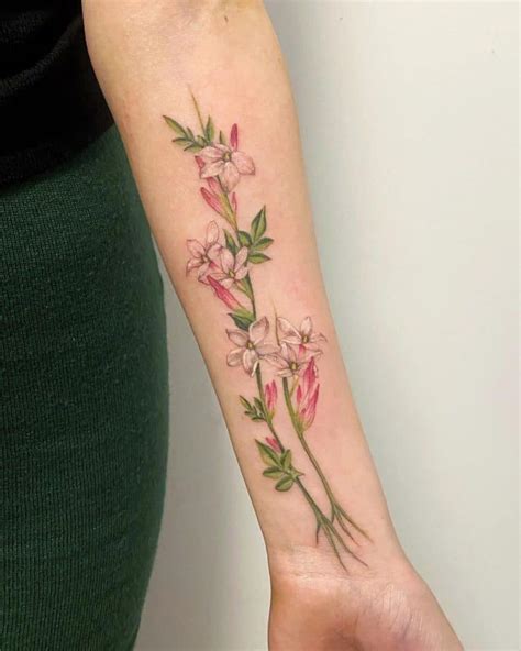 Jasmine Flower Tattoo: 30+ Best Design Ideas (2023 Updated) - Saved Tattoo