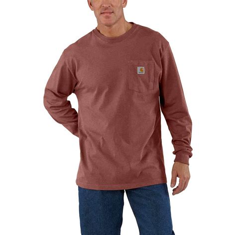 Men's Loose Fit Heavyweight Long-Sleeve Pocket T-Shirt | Carhartt