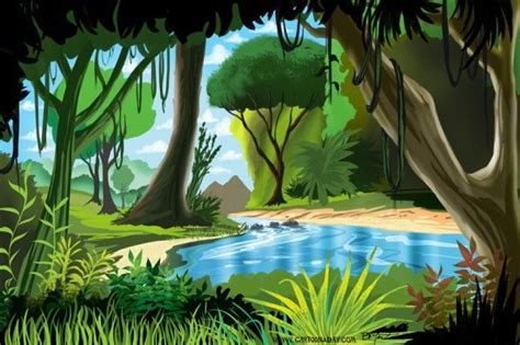 rainforest cartoon - Clip Art Library