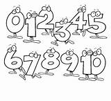Printable Numbers Coloring Pages sketch template