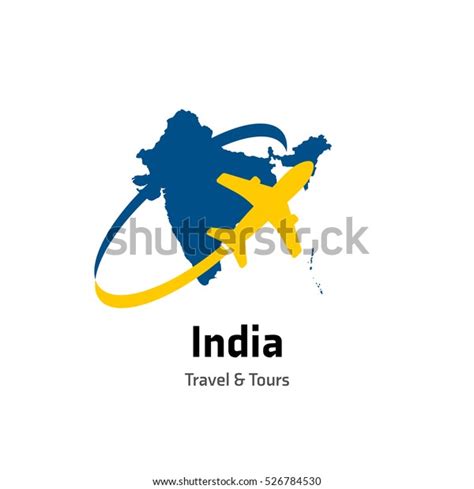 India Travel Tours Logo Vector Travel Stock Vector (Royalty Free ...