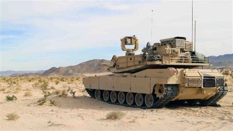 US Army Abrams tank tested a new ground fire control system