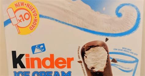 Kinder Ice Cream sticks - low in calories, just 62 calories per stick | Ice cream stick, Pig ice ...