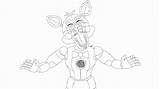 Fnaf Foxy Coloring Pages At GetColoringscom  Free Printable Colorings sketch template