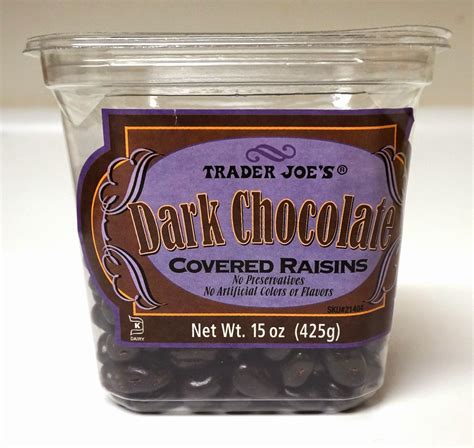 Exploring Trader Joe's: Trader Joe's Dark Chocolate Covered Raisins