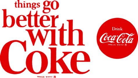 Image - Things Go Better With Coke slogan 1965.png | Logopedia | FANDOM powered by Wikia