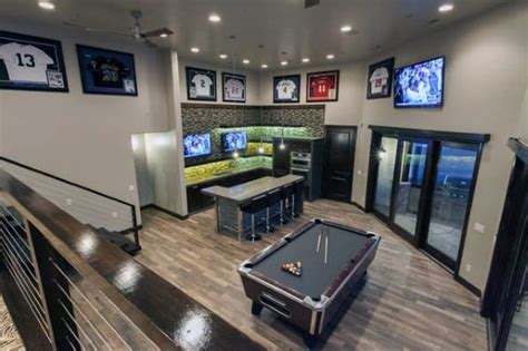 Unique Design Ideas for Men’s Basement Man Caves