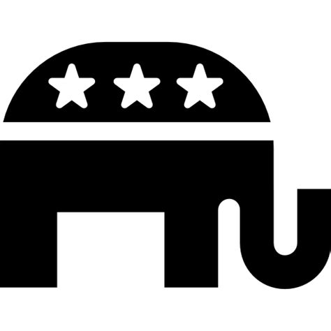 Free Icon | Elephant republican symbol