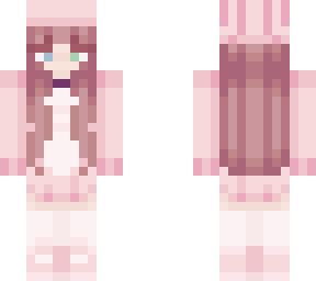 axolotl hat girl | Minecraft Skins