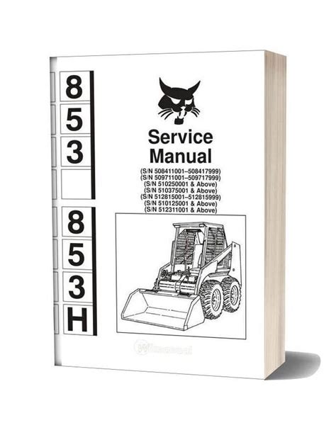 Bobcat 853 Servicemanual