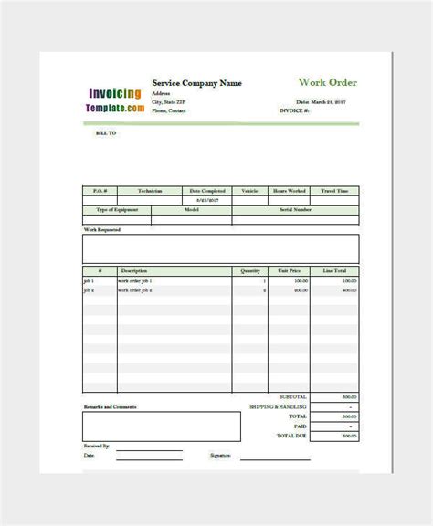 FREE 8+ Plumbing Invoices in MS Word | PDF