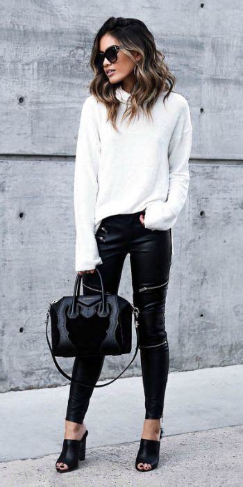 Black And White Outfits - Just The Design | Black white outfit, Fashion, Outfits