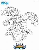 Skylanders Giants Coloring Pages Slam Bam Skylander sketch template