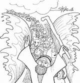 Free Printable Moses Coloring Pages For Kids sketch template