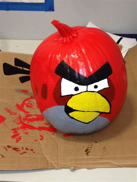 Angry Bird Pumpkin | Angry birds pumpkin, Halloween pumpkins, Crafts