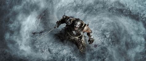 Download wallpaper 2560x1080 the elder scrolls v: skyrim, warrior ...