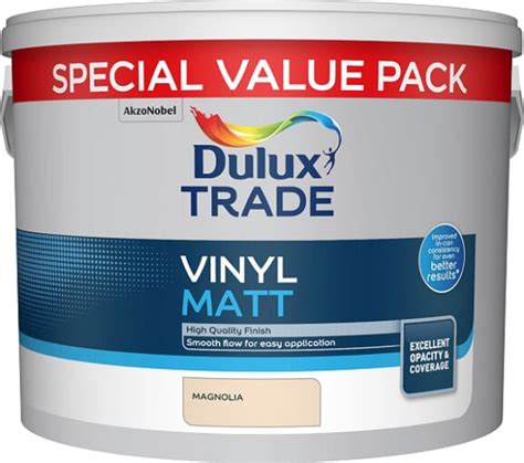 Dulux Trade Paint Vinyl Matt Magnolia 7.5 Ltr | N&C Tiles and Bathrooms