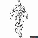Iron Man Coloring Page  Easy Drawing Guides sketch template