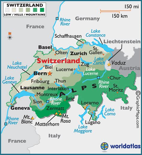 Switzerland Maps & Facts | Switzerland travel, Switzerland vacation ...