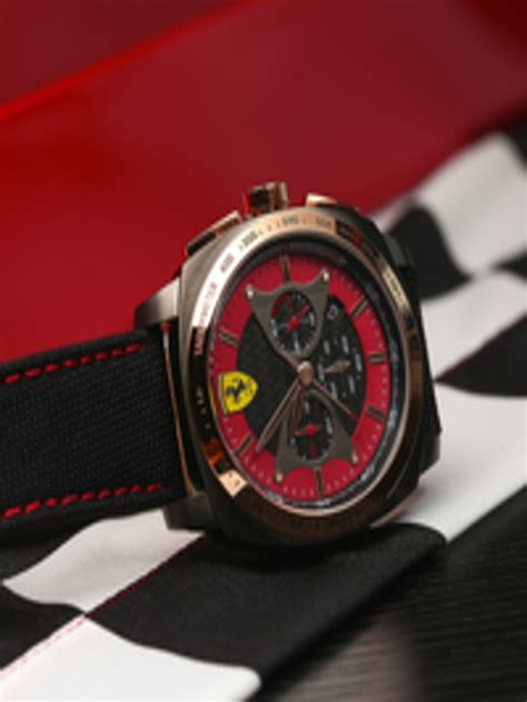 Buy SCUDERIA FERRARI Men Red & Black Analogue Watch - Watches for Men 1905031 | Myntra