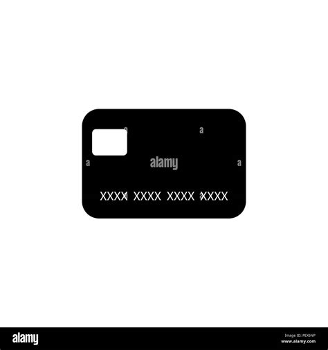 credit card icon. vector illustration black on white background Stock Vector Image & Art - Alamy