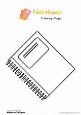 Notebook & Diary Coloring Pages For Kids – Free Printables  Art sketch template