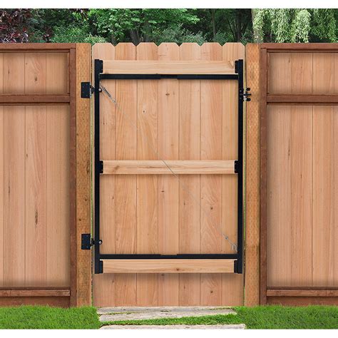 Jewett-Cameron 3-Rail Single Adjust-A-Gate, 60"H x 60-96" Widths | Hoover Fence Co.