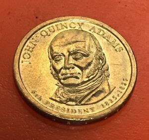 (1 Coin) 2008 President John Quincy Adams Dollar Coin CIRCULATED Engraved Edges | eBay