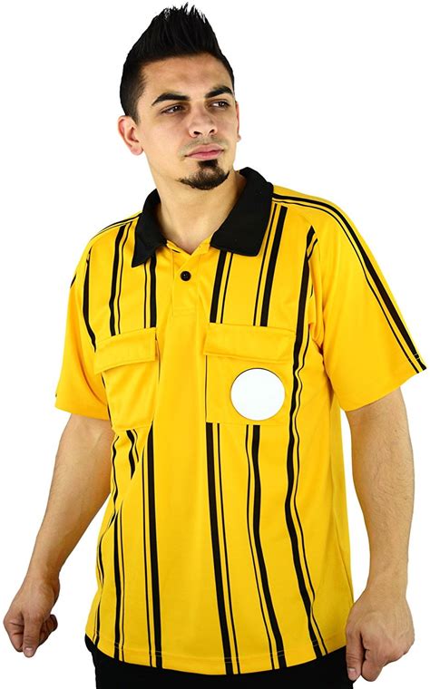 Soccer Referee Jersey - for Soccer Referee Uniforms - By Mato & Hash - Yellow CA2300 S - Walmart.com