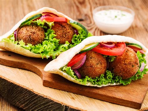 Falafel - paired with sabich makes tasty street food in Tel Aviv