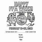 FFA Week Coloring Contest By TeachAgWithGrady  TPT sketch template