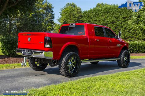 Red Dodge Ram 2500 — Dreamworks Motorsports