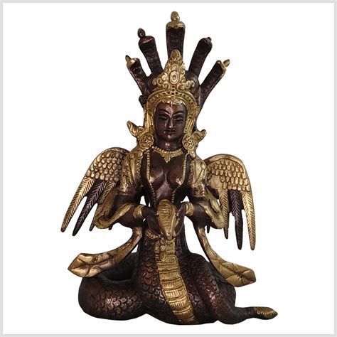 Nag Kanya Snake Goddess Nagini Naga Nagar Brass Copper 20 Cm 3kg ...