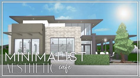 Bloxburg Cafe Ideas 2 Story / 2 Story Cafe Speed Build Bloxburg Youtube ...