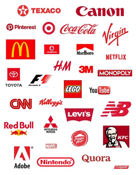 Companies With Red Logos