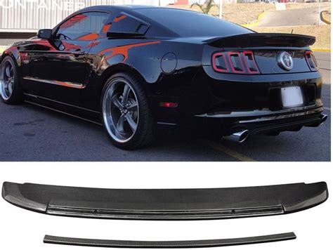 2010-2014 Mustang GT500 Type Rear Spoiler Wing (GT500) - CARBON FIBER