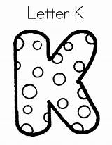 Letter K coloring Pages To Download And Print For Free sketch template