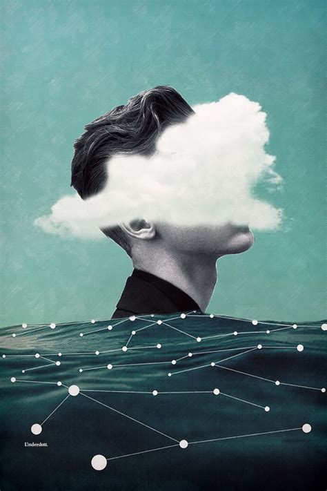 Behind the cloud ... by Underdott. in 2024 | Graphic design inspiration, Art, Art prints