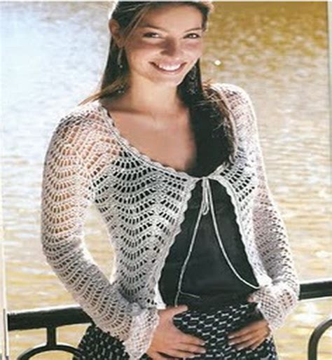 Two elegant boleros standard with crochet - Crochet Designs Free