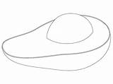 Half Of Avocado Coloring Pages  Cool sketch template