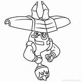 Pritnable Mega Metagross Pokemon Coloring Pages  XColoringscom sketch template