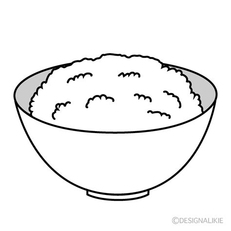 Rice Clipart Black And White