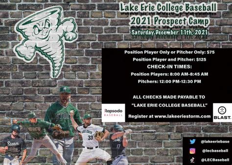 LEC Baseball Camp-2021 | Lake Erie College