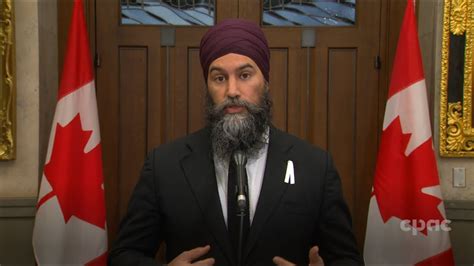 NDP Leader Jagmeet Singh comments on firearms bill, AG audits on ...