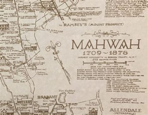 Map of Mahwah – Mahwah Museum