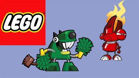 How to Build Lego Mixels Sweepz & Flain Mix or Murp - YouTube