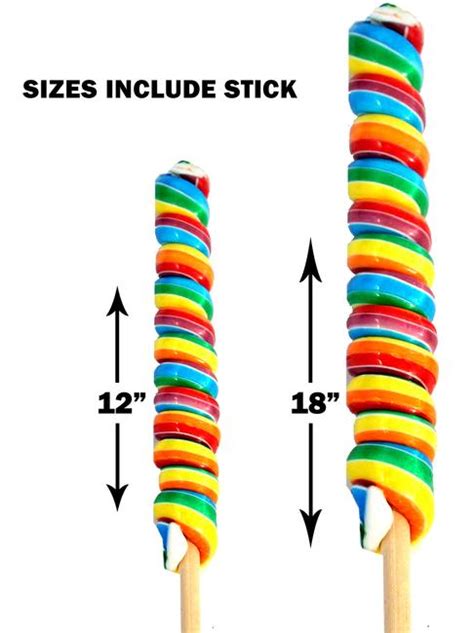 Rainbow Unicorn Pops - Long Swirl Lollipops & Suckers • Oh! Nuts®