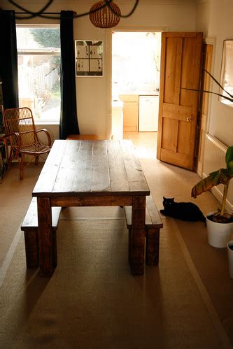Full view :: New farmhouse table #13 | This is a photo of ou… | Flickr